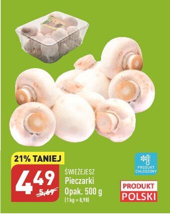 ALDI Pieczarki świeże jesz oferta