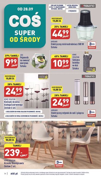 ALDI Rozdrabniacz mini 500 w ambiano oferta