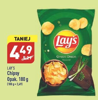 ALDI Chipsy zielona cebulka lay's oferta