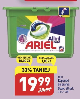 ALDI Kapsułki do prania color ariel all in 1 oferta