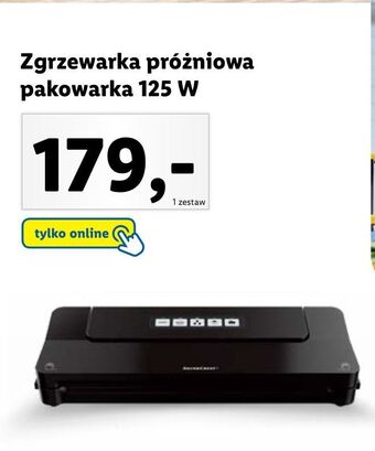Lidl Zgrzewarka do pakowania próżniowego 125 w silvercrest oferta