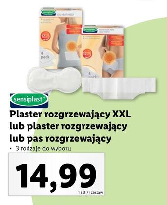 Pas rozgrzewający sensiplast