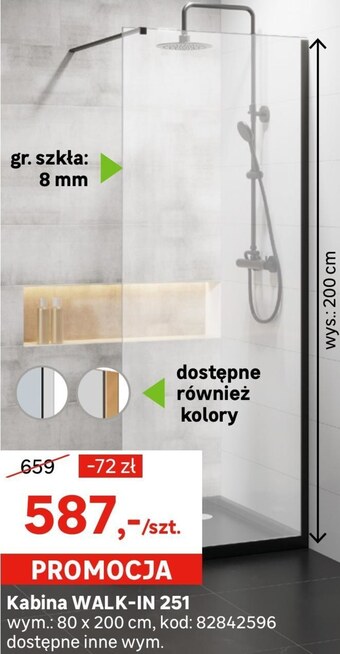 Leroy Merlin Kabina prysznicowa oferta