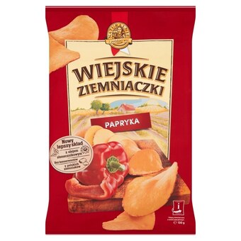 Topaz Wiejskie ziemniaczki chipsy ziemniaczane o smaku paprykowym 130 g oferta