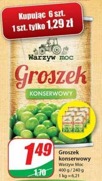 Dino Groszek konserwowy warzyw moc oferta