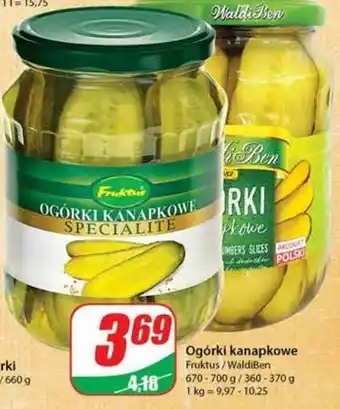 Dino Ogórki kanapkowe specialite fruktus oferta