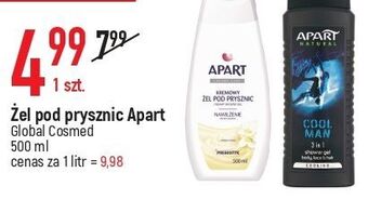 E.Leclerc Żel pod prysznic 3w1 cool man apart natural men oferta