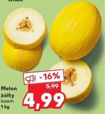 Kaufland Melon żółty luzem 1 kg oferta