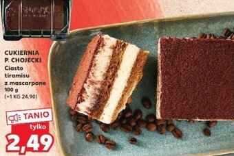Cukiernia P. Chojecki Ciasto tiramisu z mascarpone 100 g