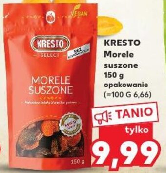Kaufland Kresto morele suszone 150 g opakowanie oferta