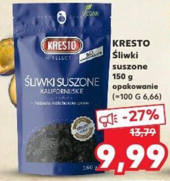 Kaufland Kresto Śliwki suszone 150 g opakowanie oferta