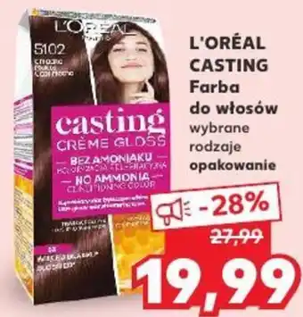 Kaufland L'Oreal casting Farba do włosów 1 opakowanie oferta