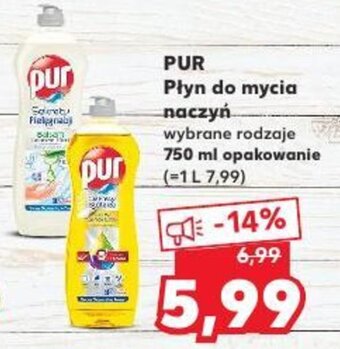 Kaufland Pur Płyn do mycia naczyń 750 ml opakowanie oferta