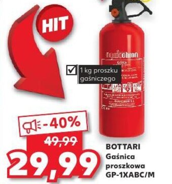 Kaufland Bottari gaśnica proszkowa GP-1XABC/M oferta