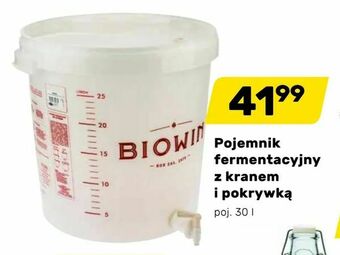 Bricomarche Pojemnik fermentacyjny z kranem i pokrywką oferta
