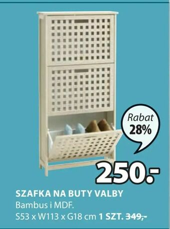 JYSK Szafka na buty valby oferta