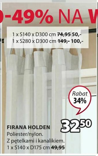 JYSK Firana holden oferta