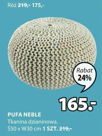 JYSK Pufa neble oferta