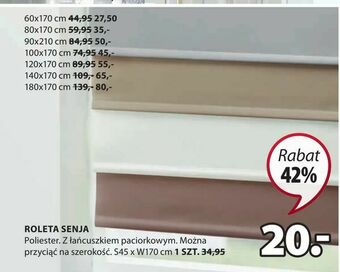 JYSK Roleta senja oferta
