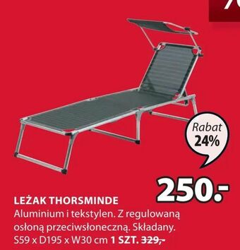 JYSK Leżak thorsminde oferta