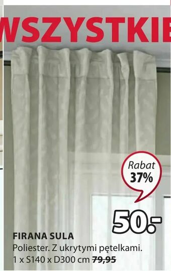 JYSK Firana sula oferta