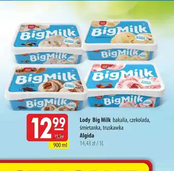 MOKPOL Algida Big milk lody bakalia, czekolada, śmietanka, truskawka oferta