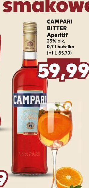 Kaufland Likier campari oferta