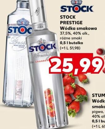 Kaufland Wódka stock prestige cranberry oferta