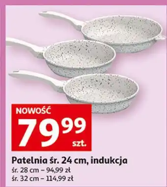 Auchan Patelnia indukcyjna 32 cm actuel oferta