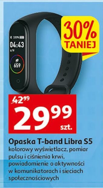 Auchan Opaska t-band libra s5 tracer oferta