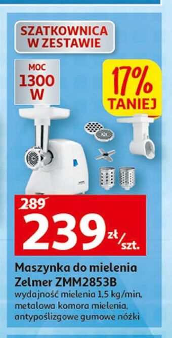 Auchan Maszynka do mielenia zmm2853b zelmer oferta
