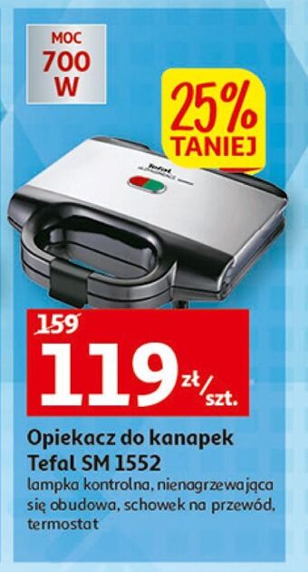 Auchan Opiekacz sm1552 tefal oferta