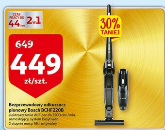 Auchan Odkurzacz bezprzewodowy bchf220b bosch oferta