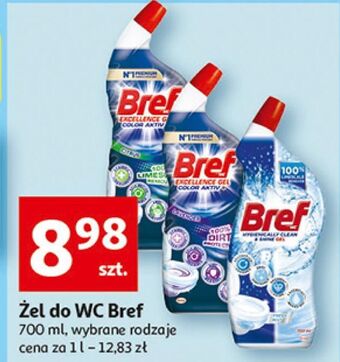 Auchan Żel do wc citrus bref excellence gel color aktiv oferta