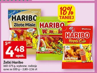 Auchan Żelki haribo złote misie oferta