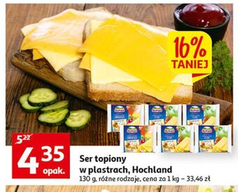 Auchan Ser topiony emmentaler hochland oferta