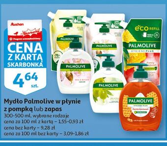 Auchan Mydło w płynie mleczko migdałowe palmolive naturals oferta
