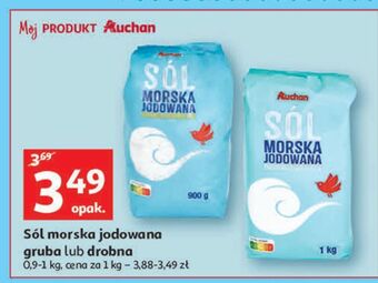 Auchan Sól morska drobna auchan oferta
