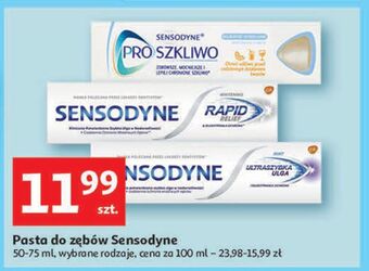Auchan Pasta do zębów sensodyne pro szkliwo delikatne wybielanie oferta