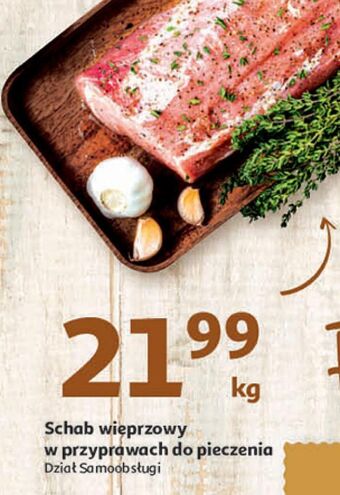 Auchan Schab wieprzowy w przyprawach do pieczenia auchan oferta