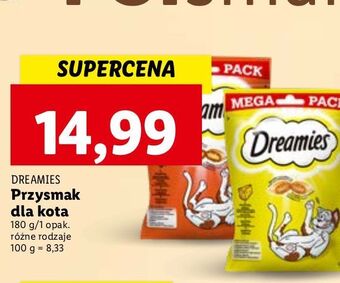 Lidl Przysmak dla kota z serem dreamies oferta