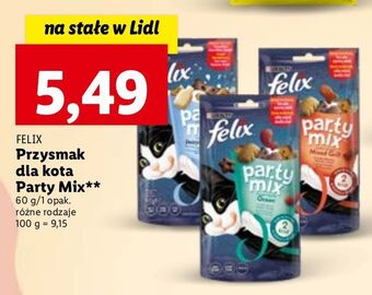 Lidl Karma dla kotów original mix purina felix party mix oferta