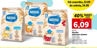 Lidl Kaszka mleczno-ryżowa morela nestle oferta