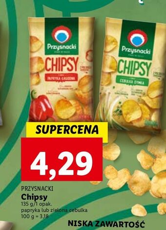 Lidl Chipsy papryka łagodna przysnacki oferta
