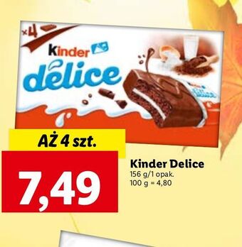 Lidl Baton kakaowy kinder delice oferta