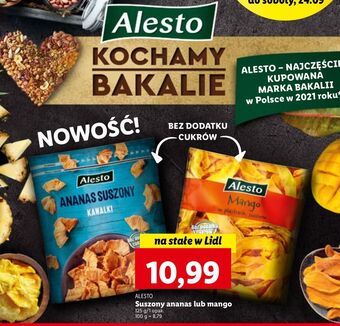 Lidl Mango suszone alesto oferta