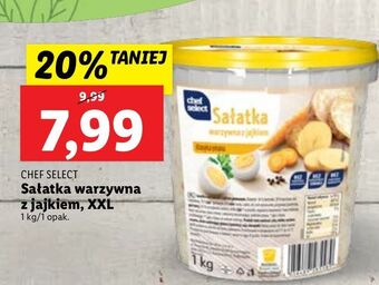 Lidl Sałatka warzywna z jajkiem chef select oferta