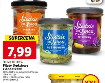 Lidl Filety śledziowe ze śliwką śledzie od serca oferta