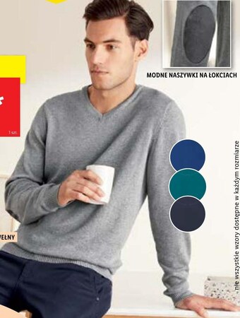 Lidl Sweter męski nobel league oferta