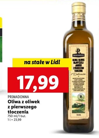 Lidl Oliwa z oliwek primadonna oferta